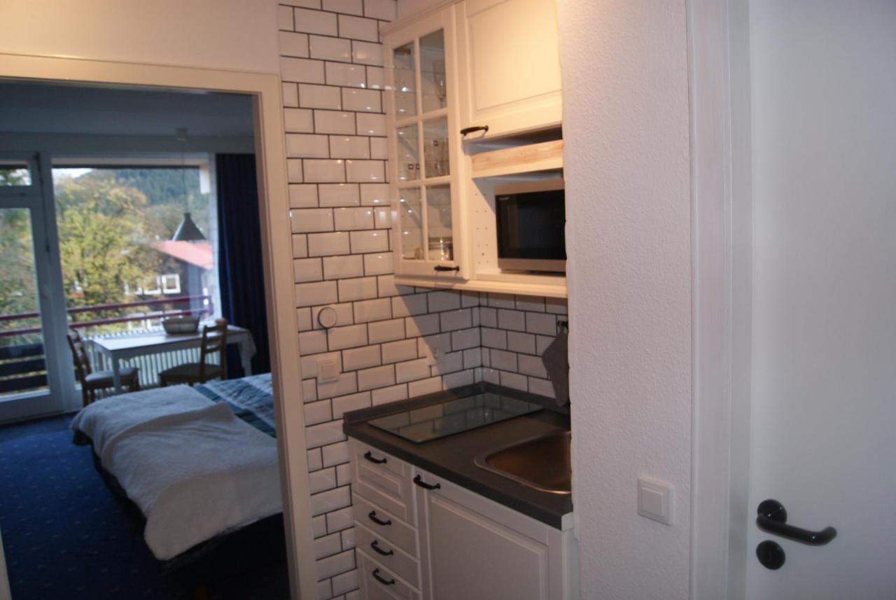 Voll ausgestattete Miniküche in der Ferienwohnung Bergblick 471